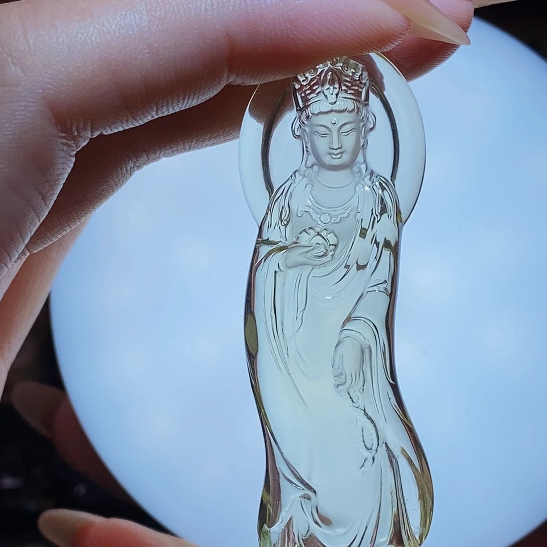 颈饰未镶嵌水晶C*L吊坠