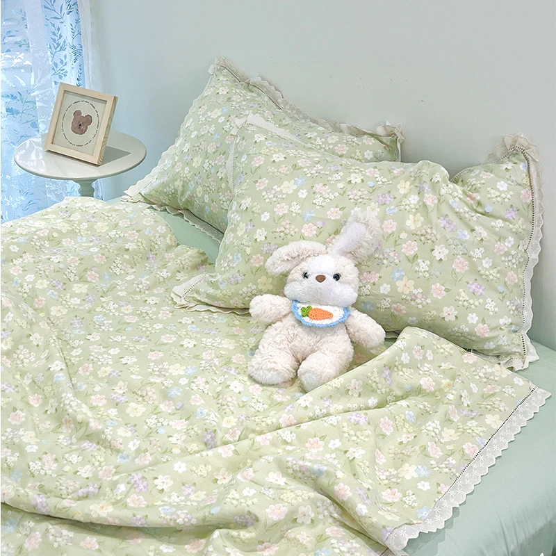 纯棉双层纱【夏凉被套件】全棉母婴A类空调被被芯可机洗