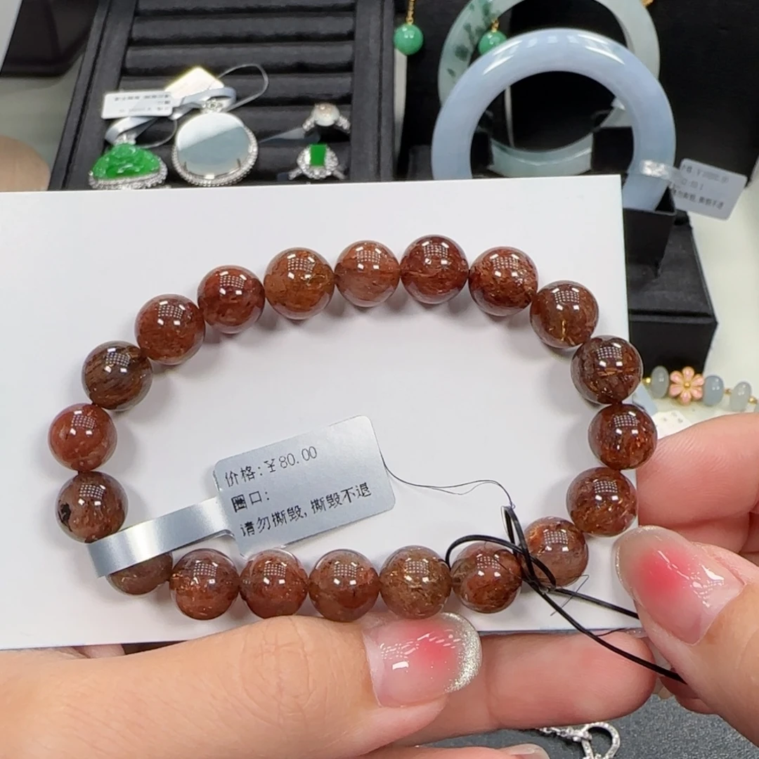 未镶嵌手串水晶水晶珠串