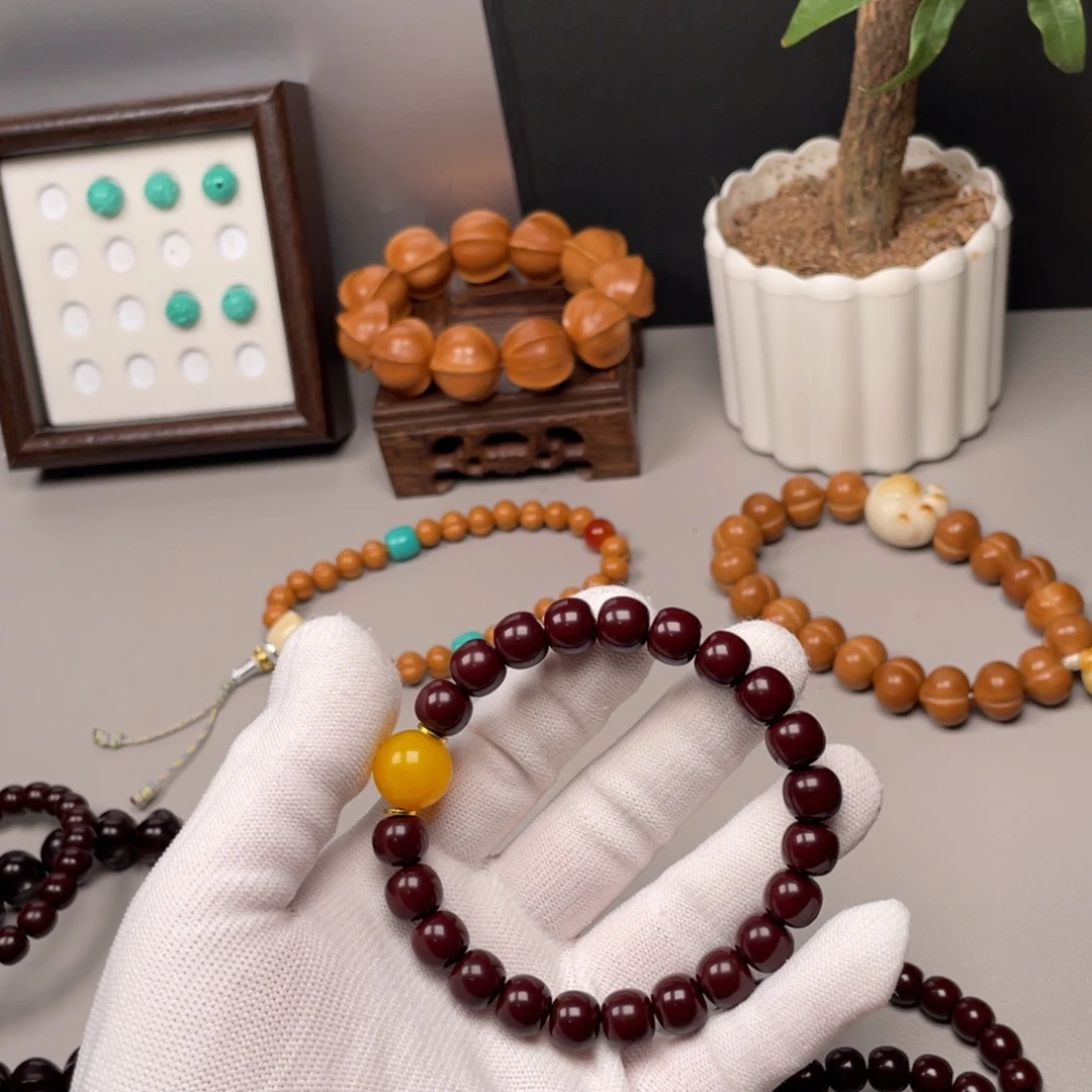 潮***!手串猴头核桃老型