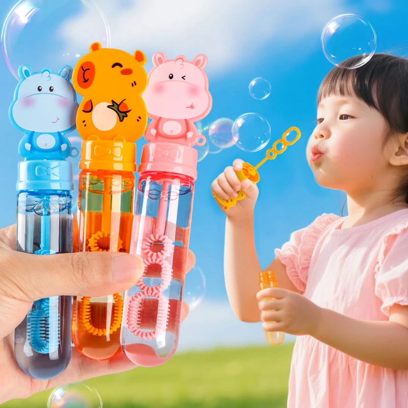 卡通手持迷你泡泡棒泡泡水玩具男孩女孩户外吹泡泡夜市摆摊玩具