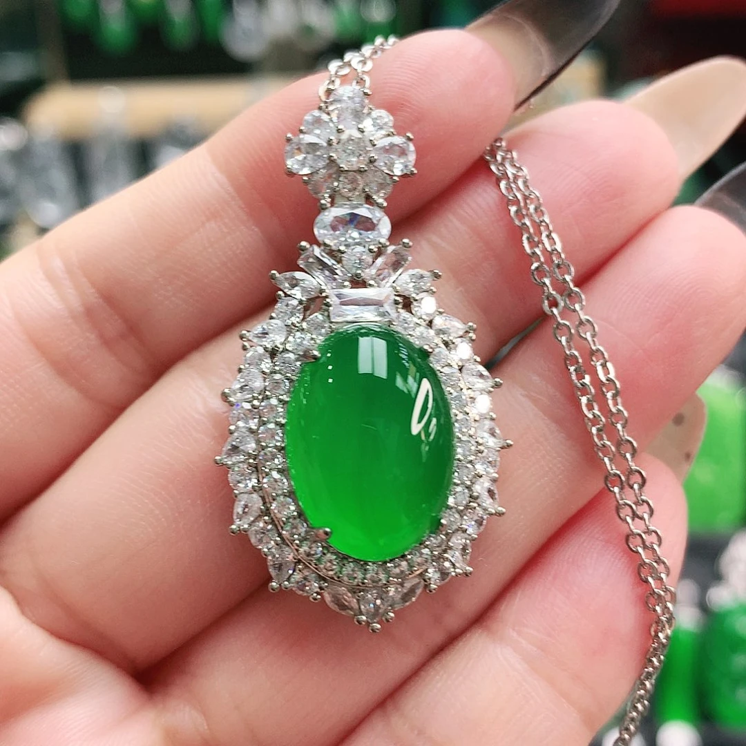 玛瑙/玉髓吊坠合金