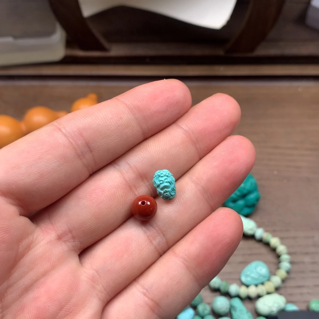 未镶嵌雕刻南红玛瑙