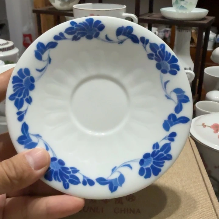 醴陵大球泥73杯碟样品微瑕