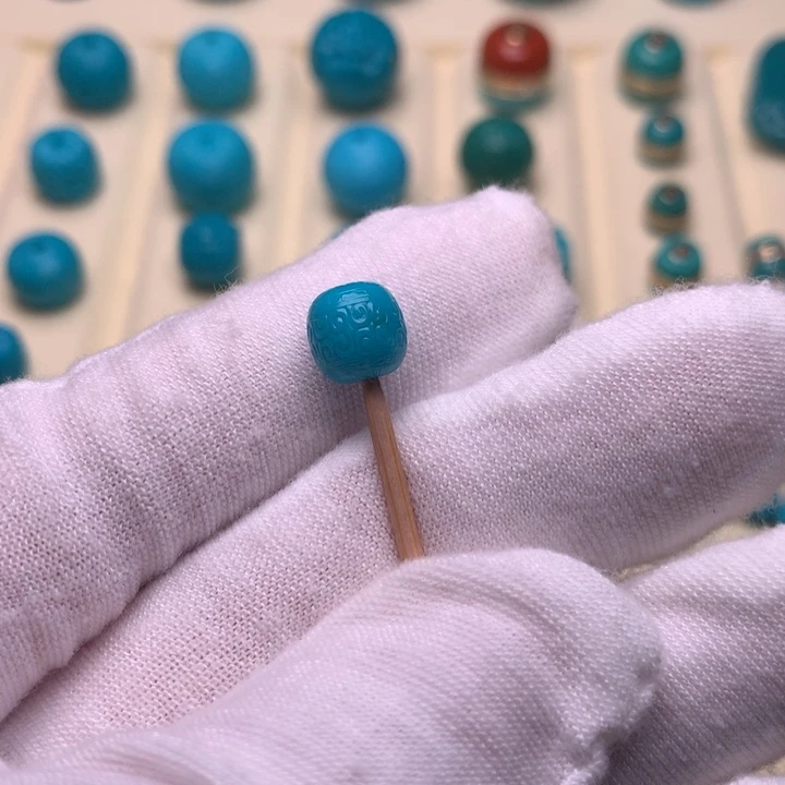 李***烦绿松石未镶嵌绿松石回纹7.7