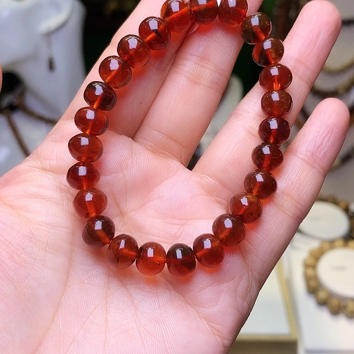 琥珀未镶嵌裸石抚顺琥珀卡8血珀