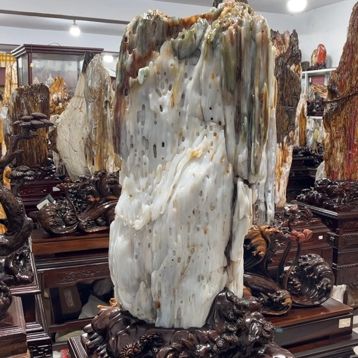 石材树化摆件家居饰品