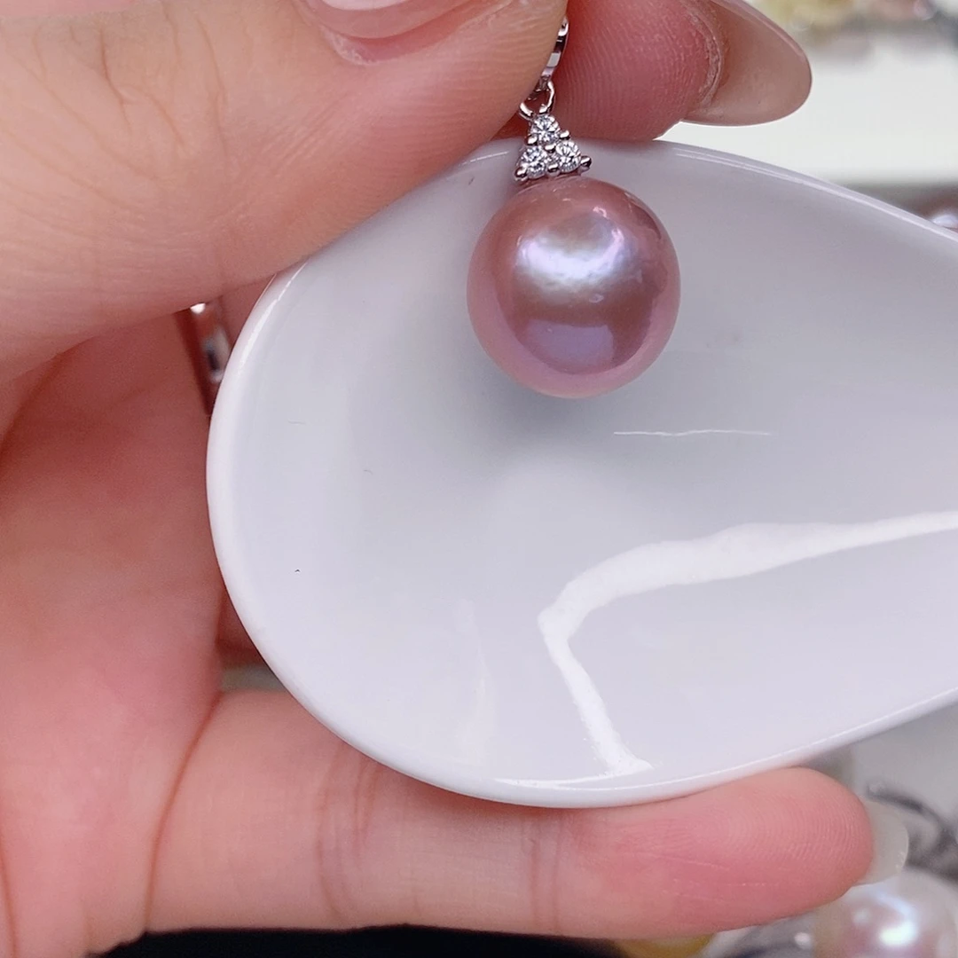 淡水珍珠未镶嵌吊坠(赠链)