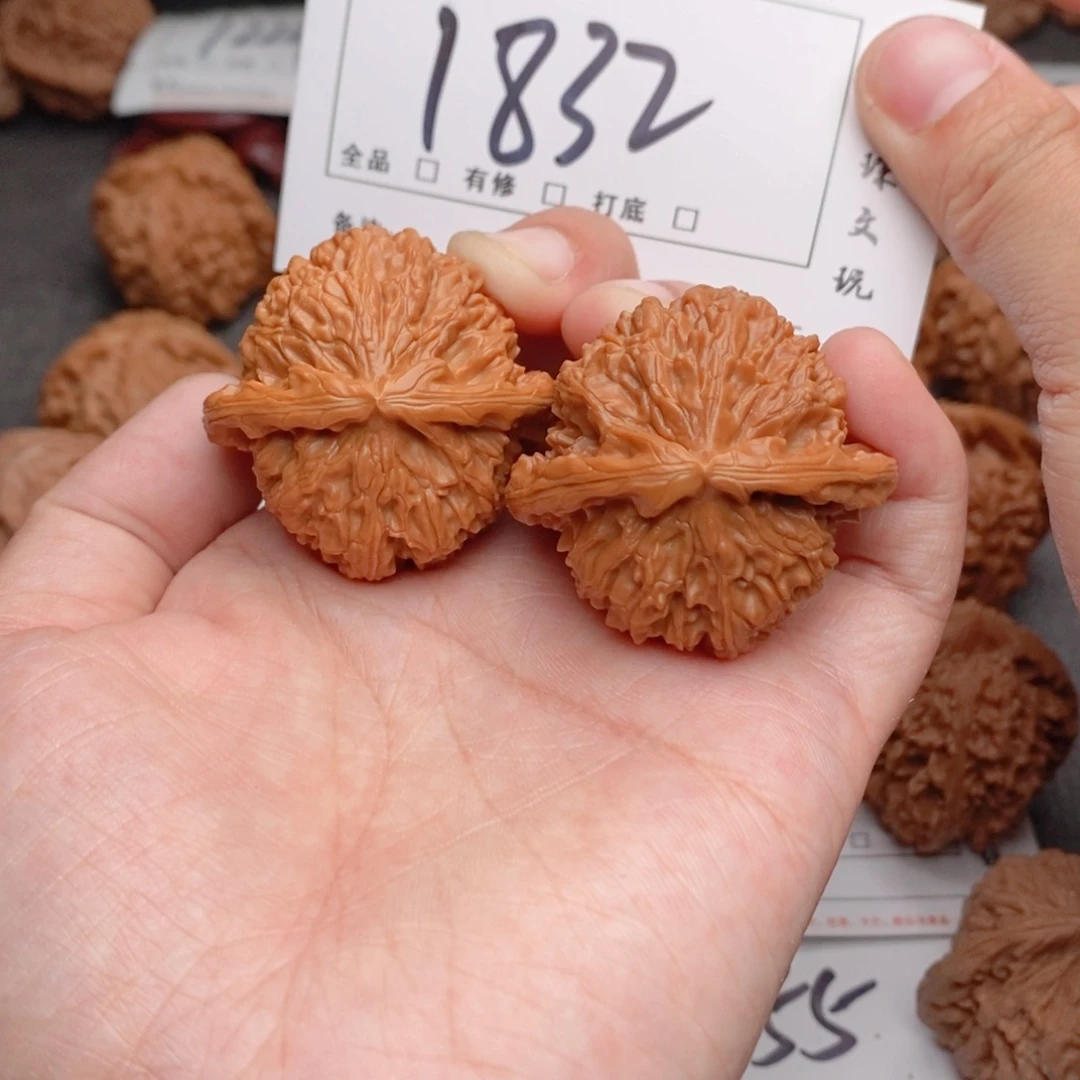 吊坠文玩核桃40白狮子1832