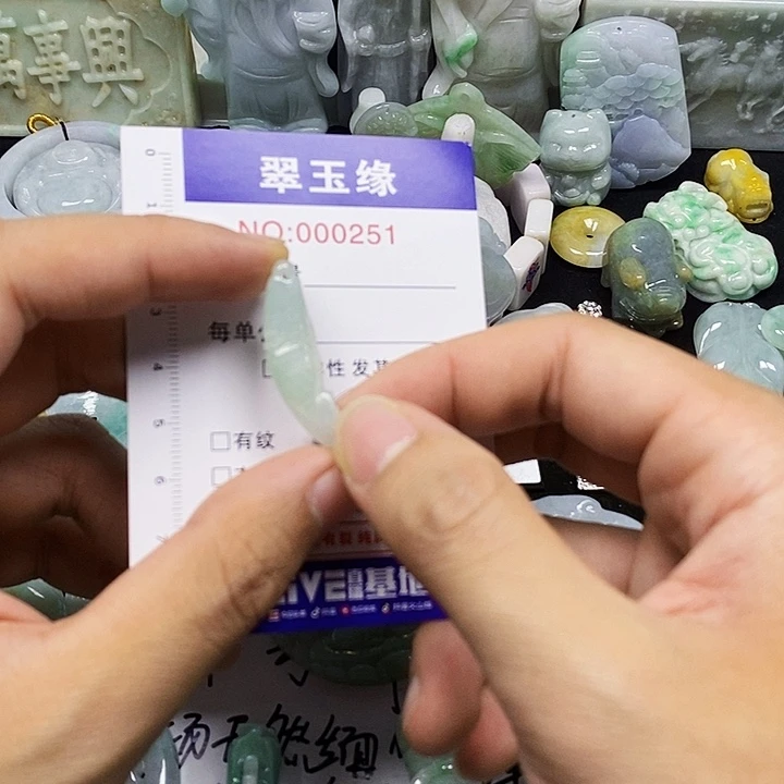 翡翠未镶嵌颈饰翡翠