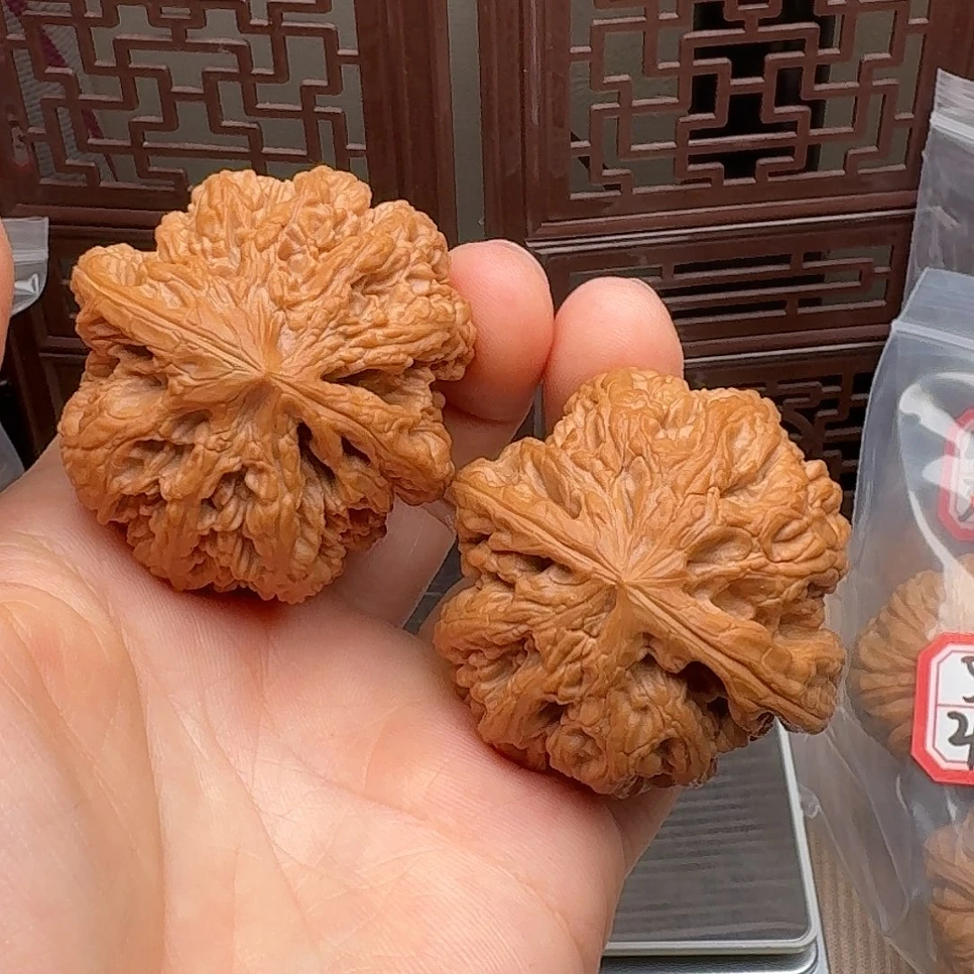 文玩核桃把件大粗筋