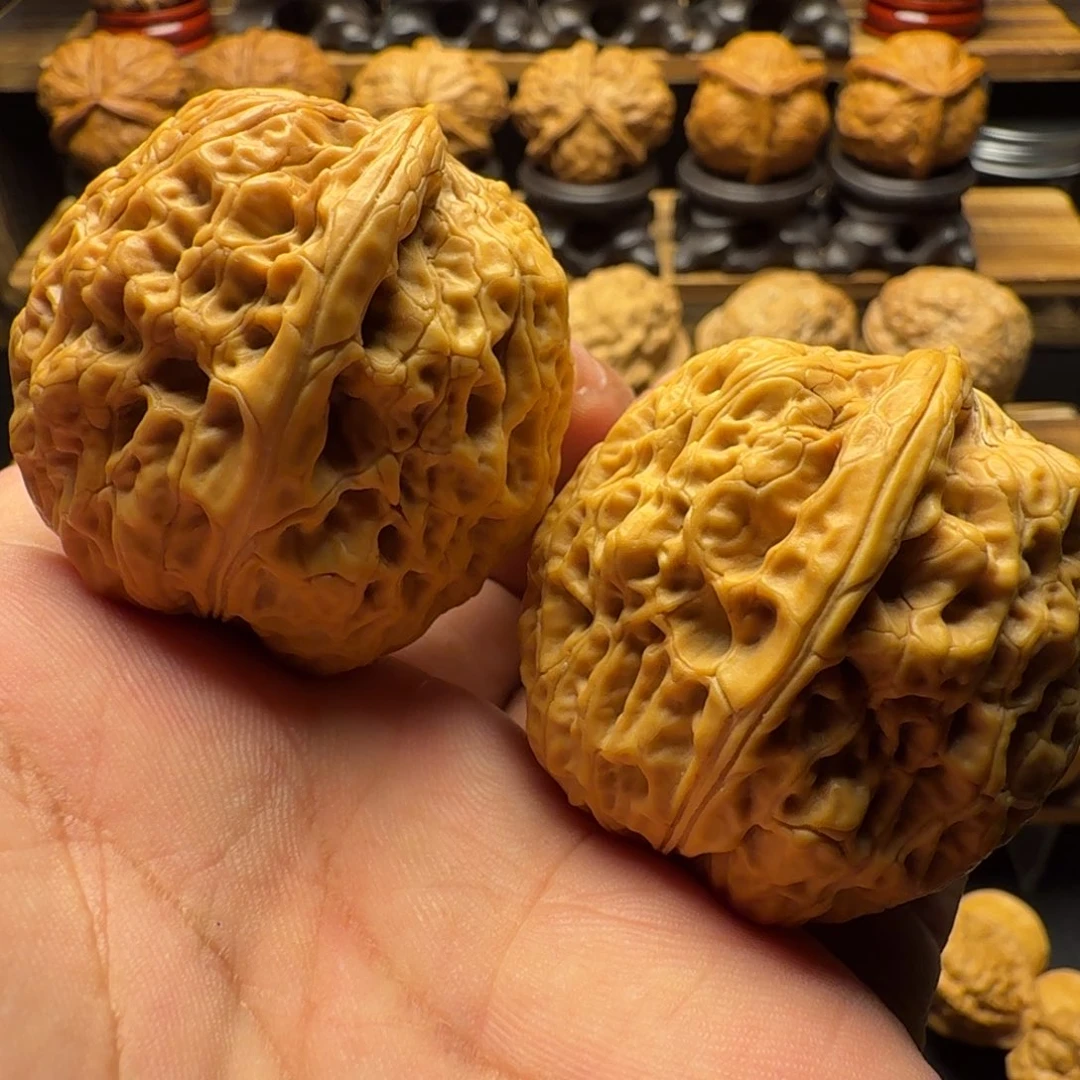 文玩核桃把件41+尺 奎龙佛手