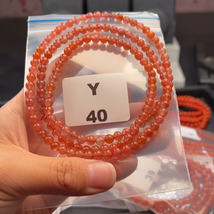 南红玛瑙未镶嵌多样性发货默认微瑕5mm