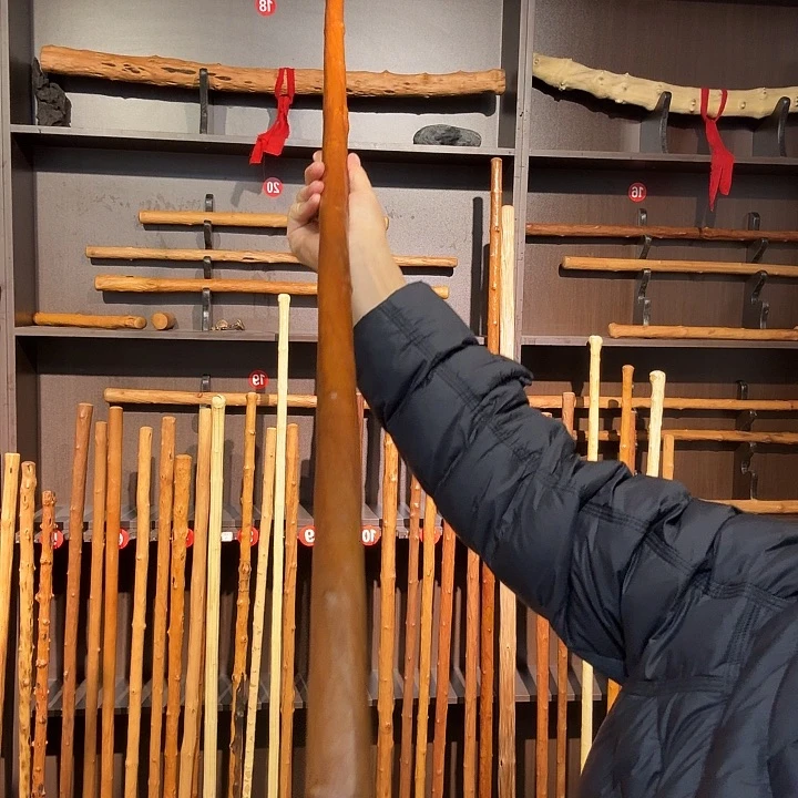 中***云秦岭石山红牛筋武术棍1.34