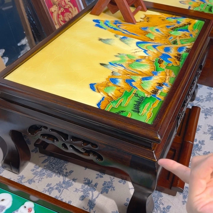 盖子款瓷板画艺术作品