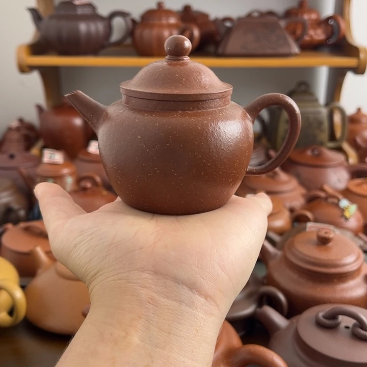 茶壶紫砂150cc降坡半手