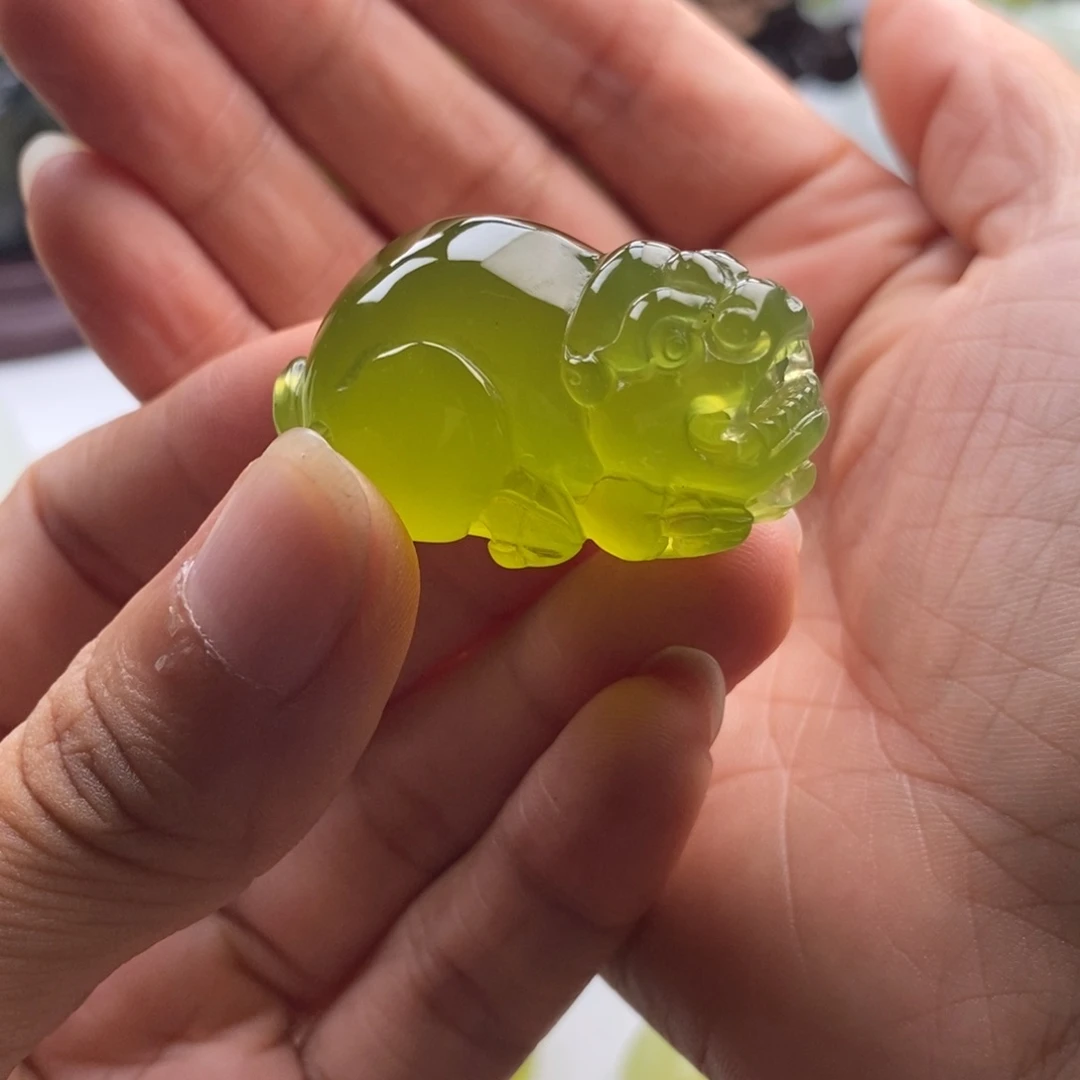 未镶嵌岫玉四大名玉手把件