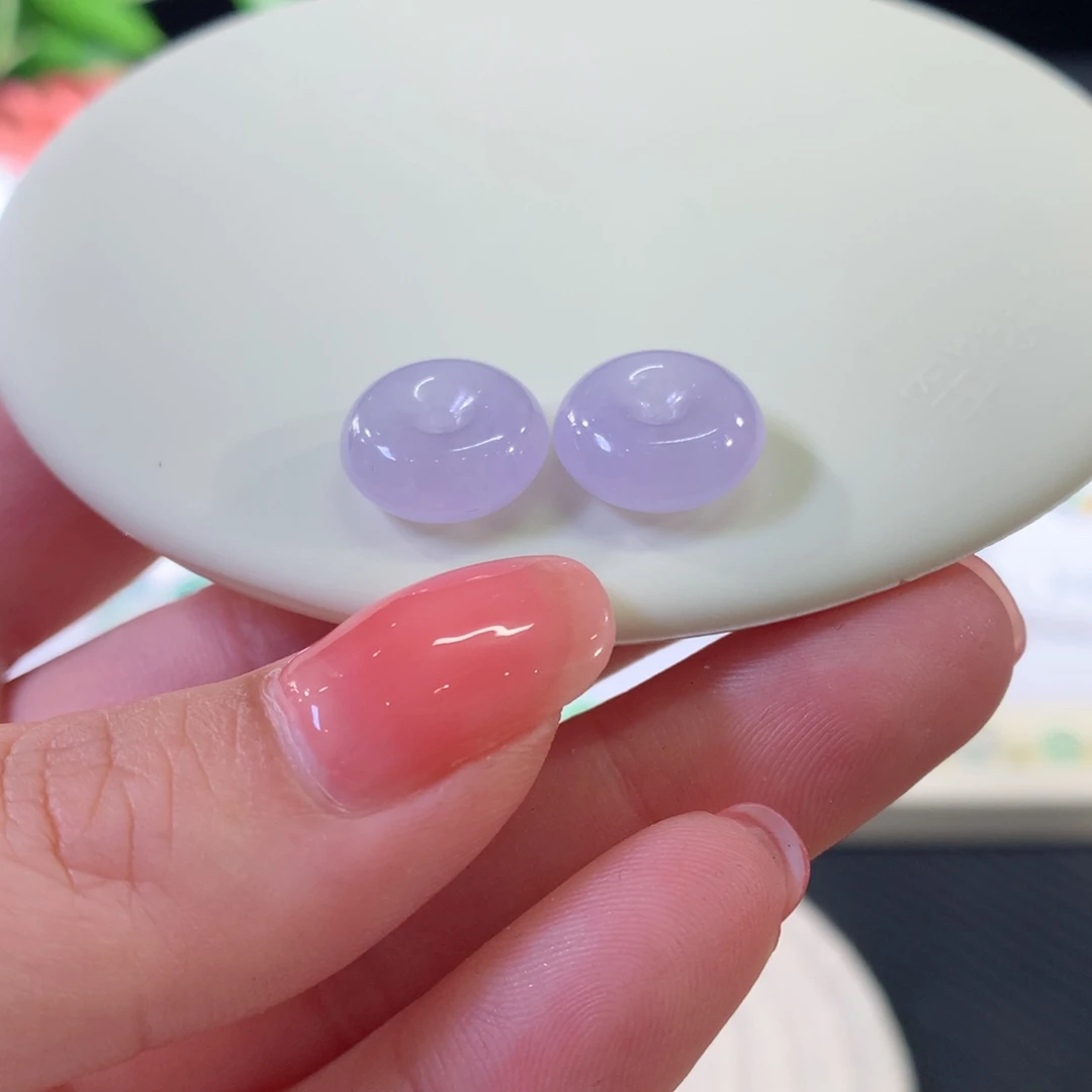 翡翠手串未镶嵌一对