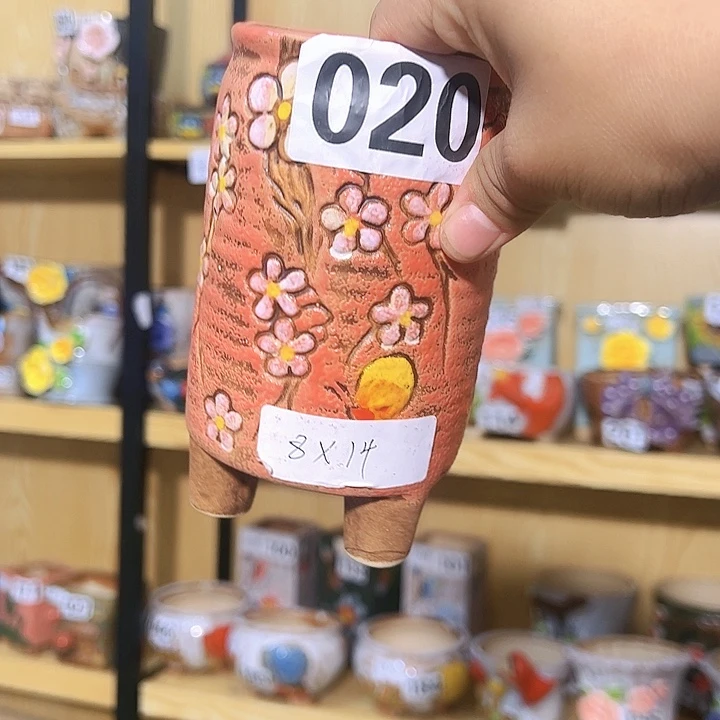 陶瓷多肉花盆满15包邮