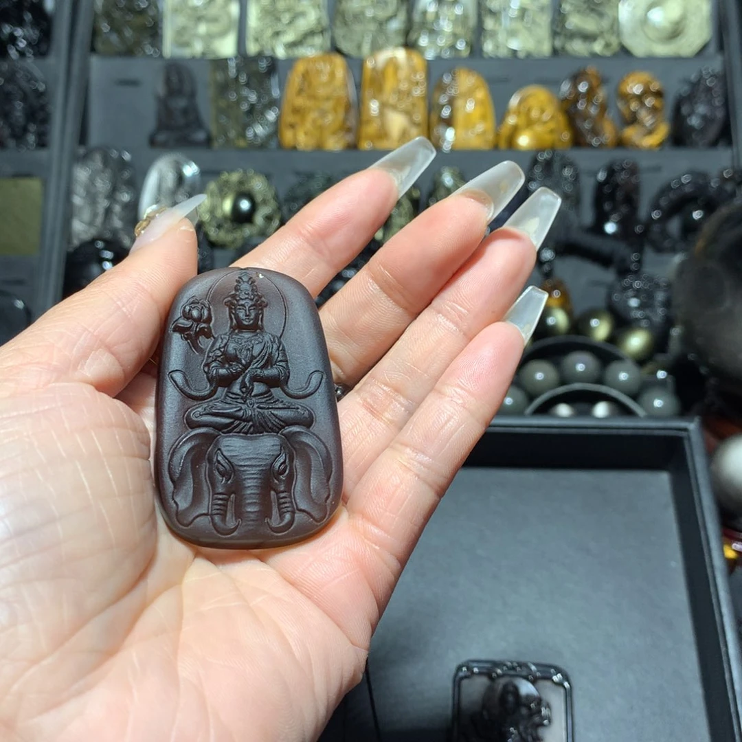 未镶嵌黑曜岩吊坠(赠链)?*