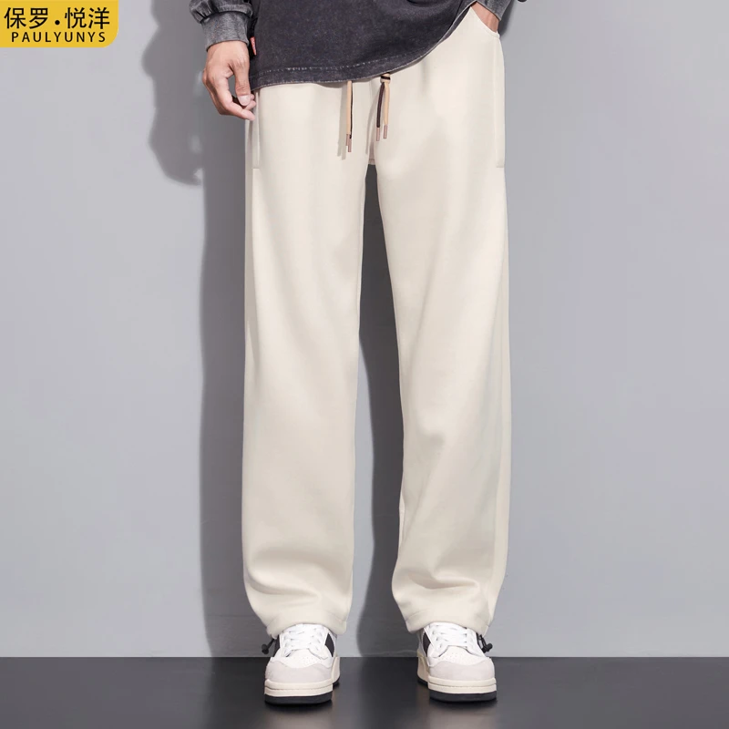 纯色休闲裤户外美式时尚休闲长裤2025春秋宽松简约潮流男青少年