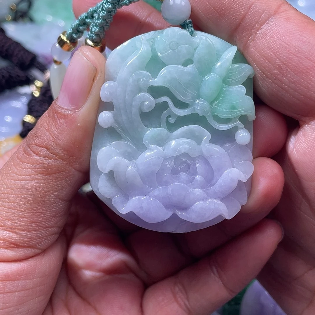 颈饰未镶嵌翡翠翡玉缘翡翠