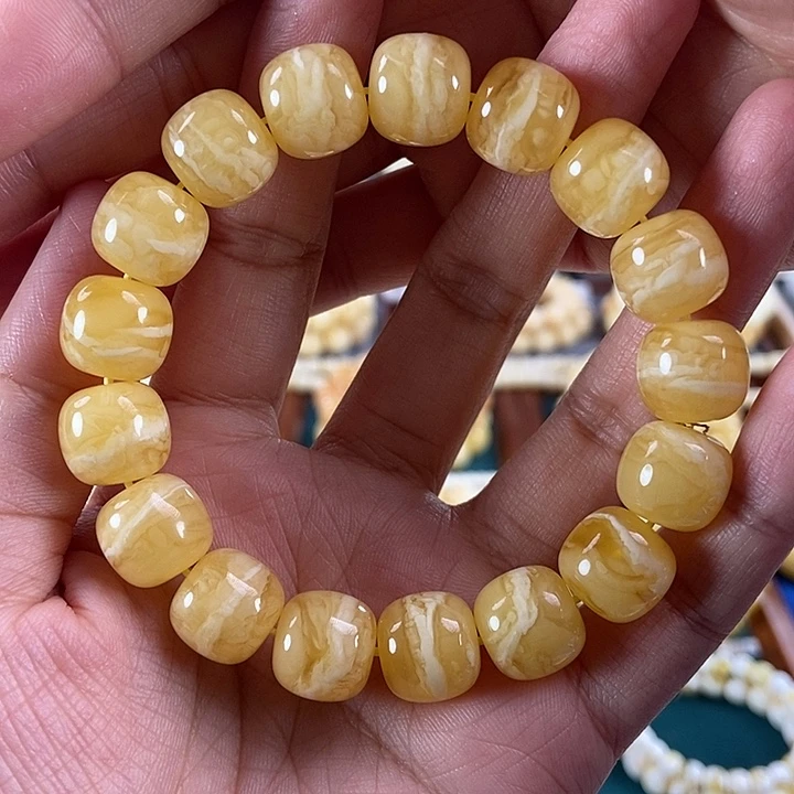 琥珀未镶嵌珠宝奇石13同料虎皮一线牵老型23.13