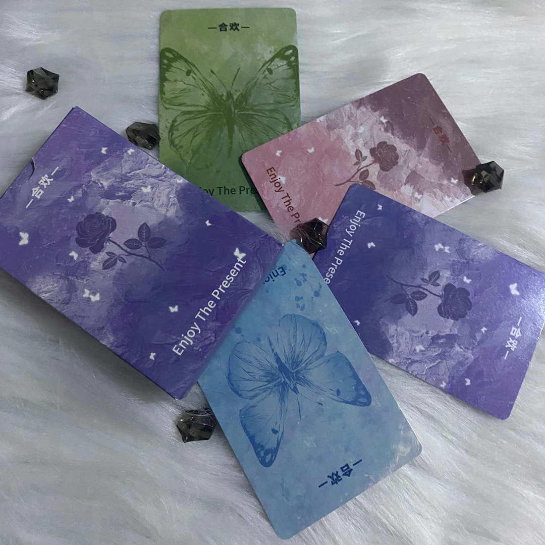 【蝶恋花限定卡牌】合欢蝶恋花扑克牌情侣创意卡片蝶恋花卡牌套装