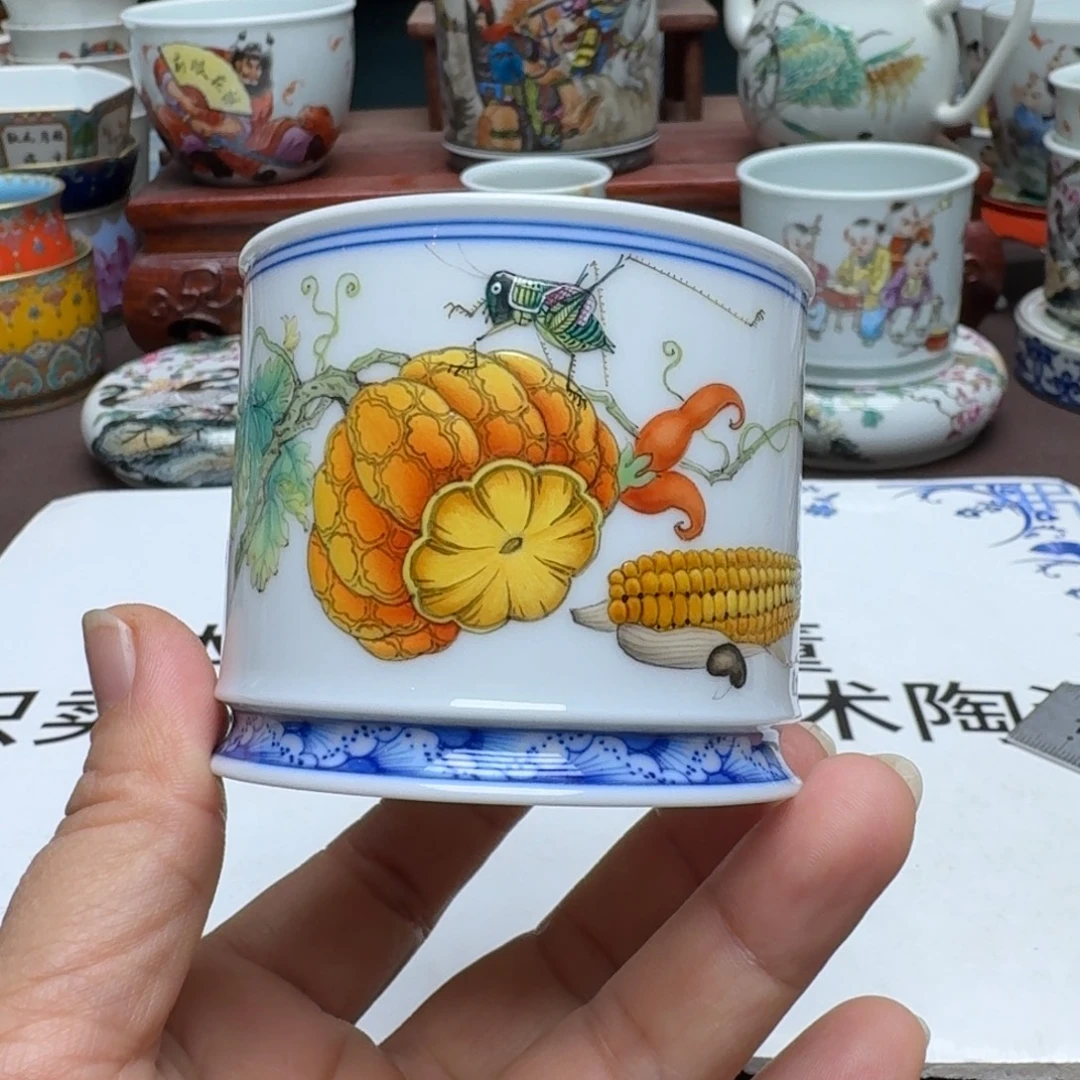 景德镇手工手绘展示