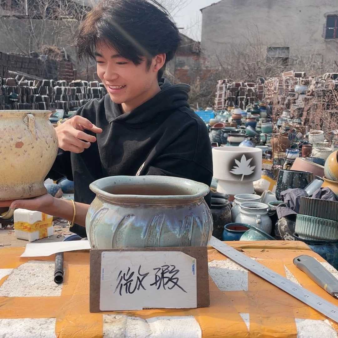 红陶小****0宜兴紫砂花盆