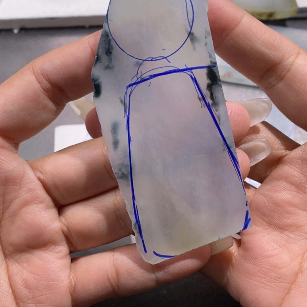 未镶嵌挂件翡翠小***卡