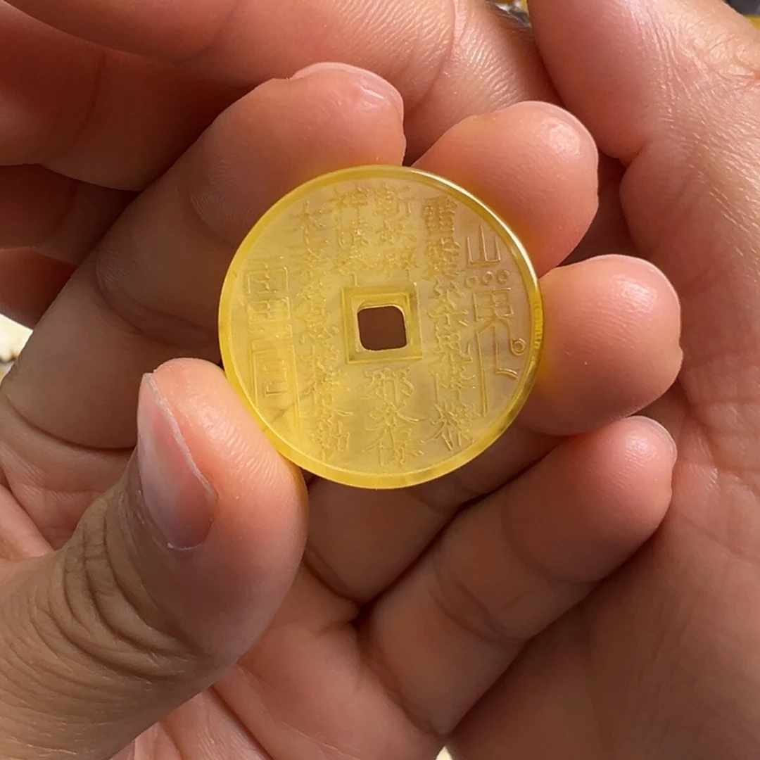 蜜蜡未镶嵌裸石包挂