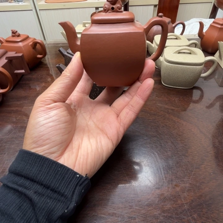 茶壶紫砂朱泥微瑕130c c