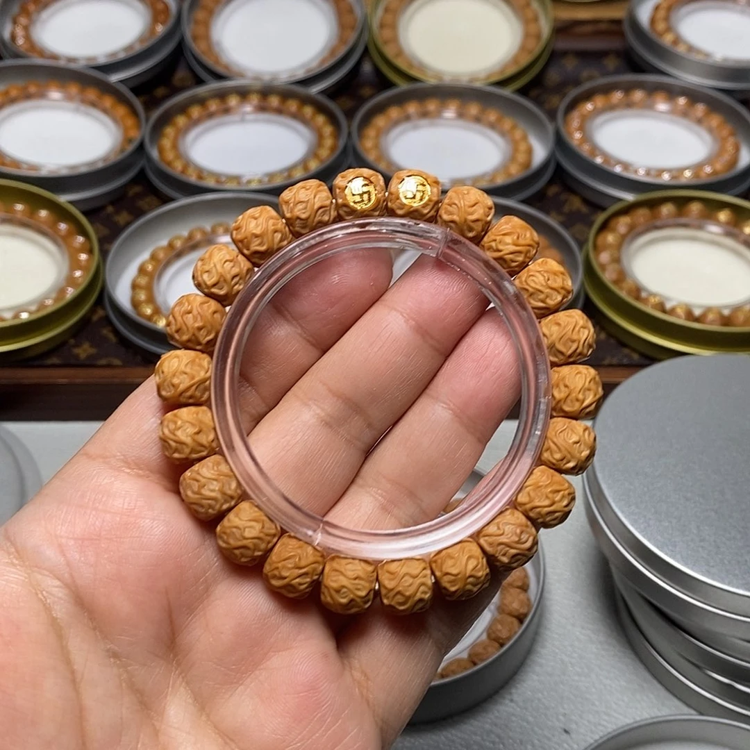 猴头核桃手串7号双标精工虎须10左右