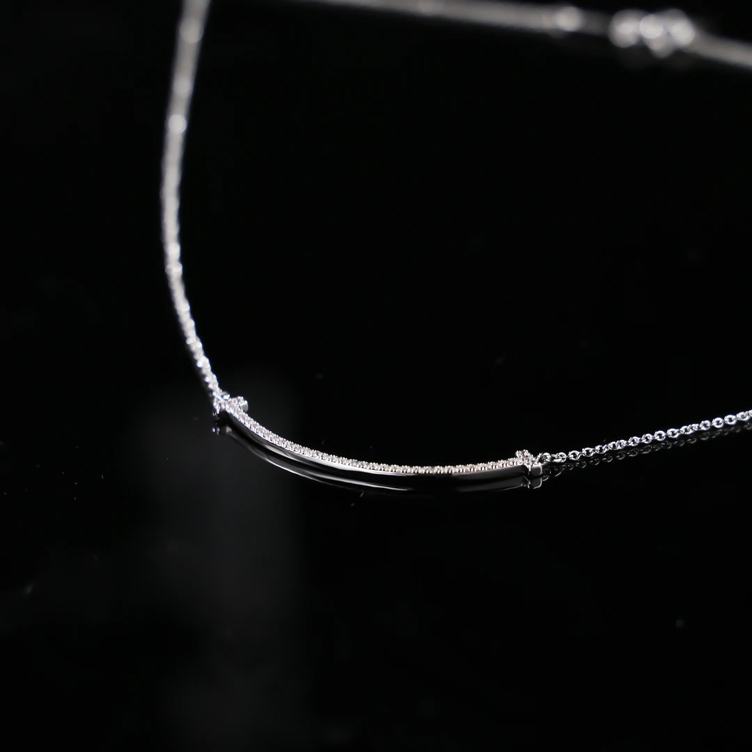 铜合金项链 ONETOP微笑项链