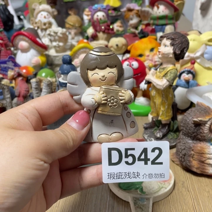 幸***林摆件孤品老货微瑕瓷