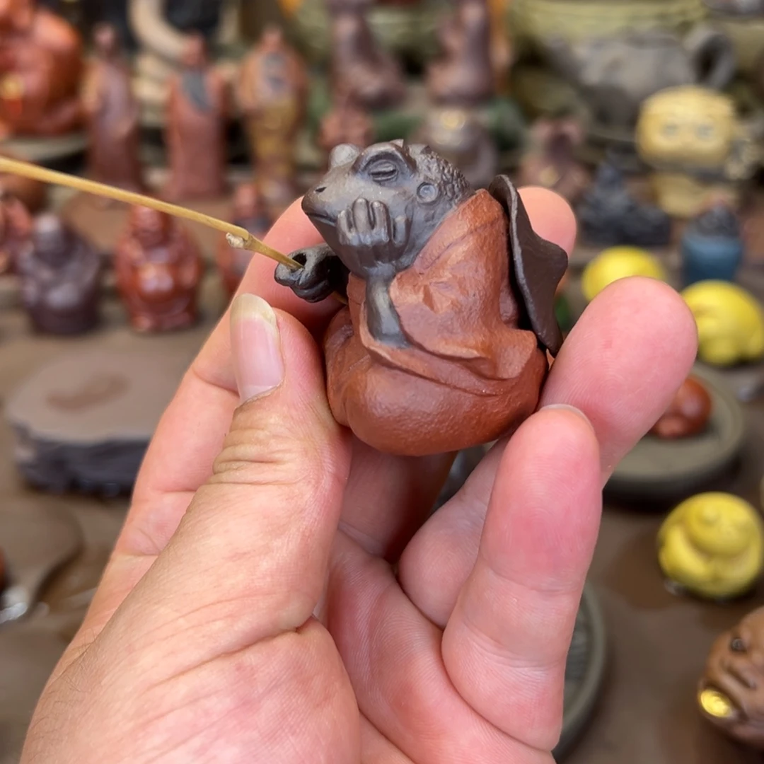 紫砂茶宠紫砂金蟾