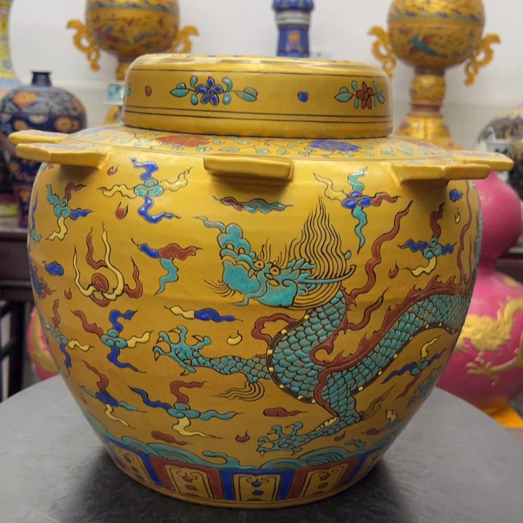 精美陶瓷摆件立件