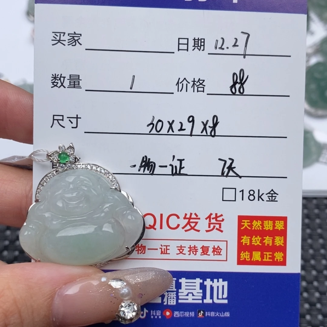 翡翠银S925镶嵌颈饰