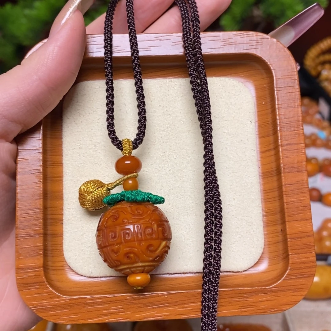 【闪购商品】蜜蜡颈饰未镶嵌项链