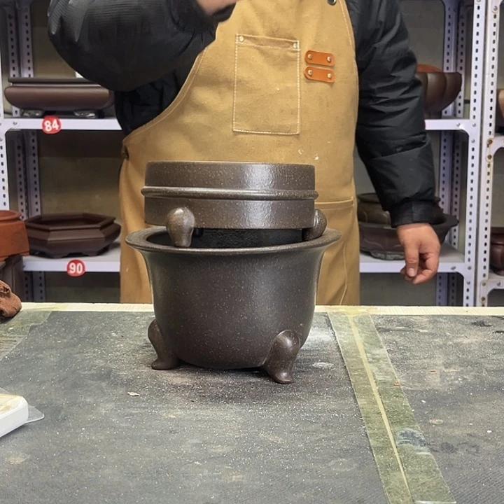 紫砂花盆紫砂等传统