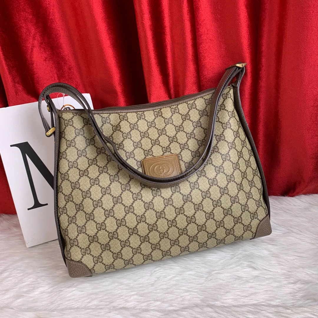 95新 GUCCI/古驰 老花单肩包/WJ09510027/0027/修复品