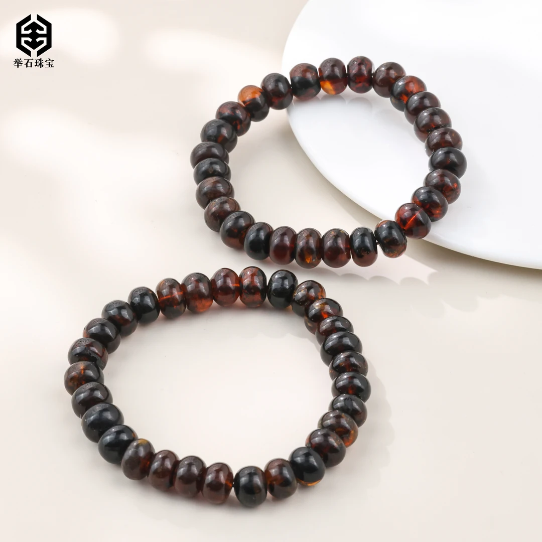 【举石珠宝】T0223-5062-179琥珀手串（一件/多样性发/约8mm+）Y