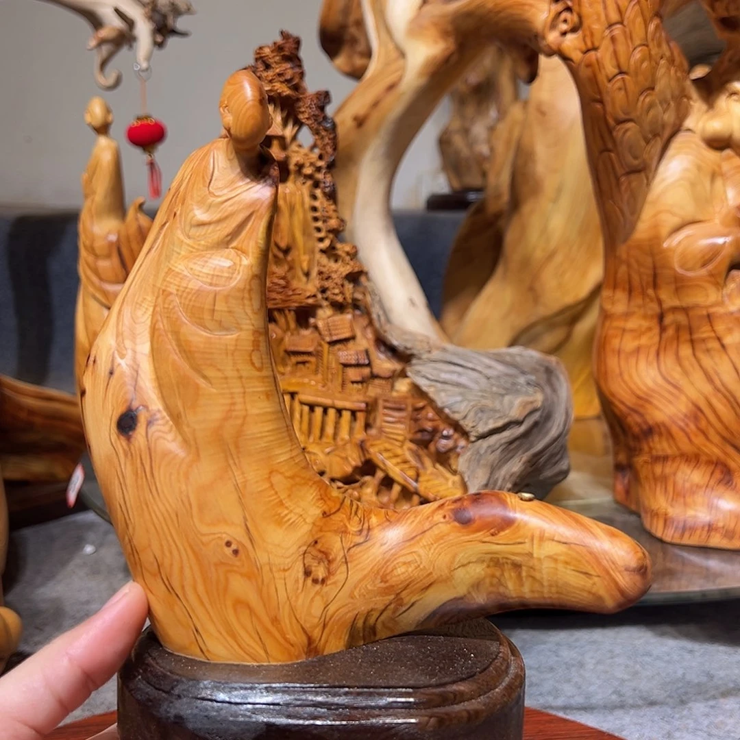 柏木（崖柏）崖柏木手把件摆件