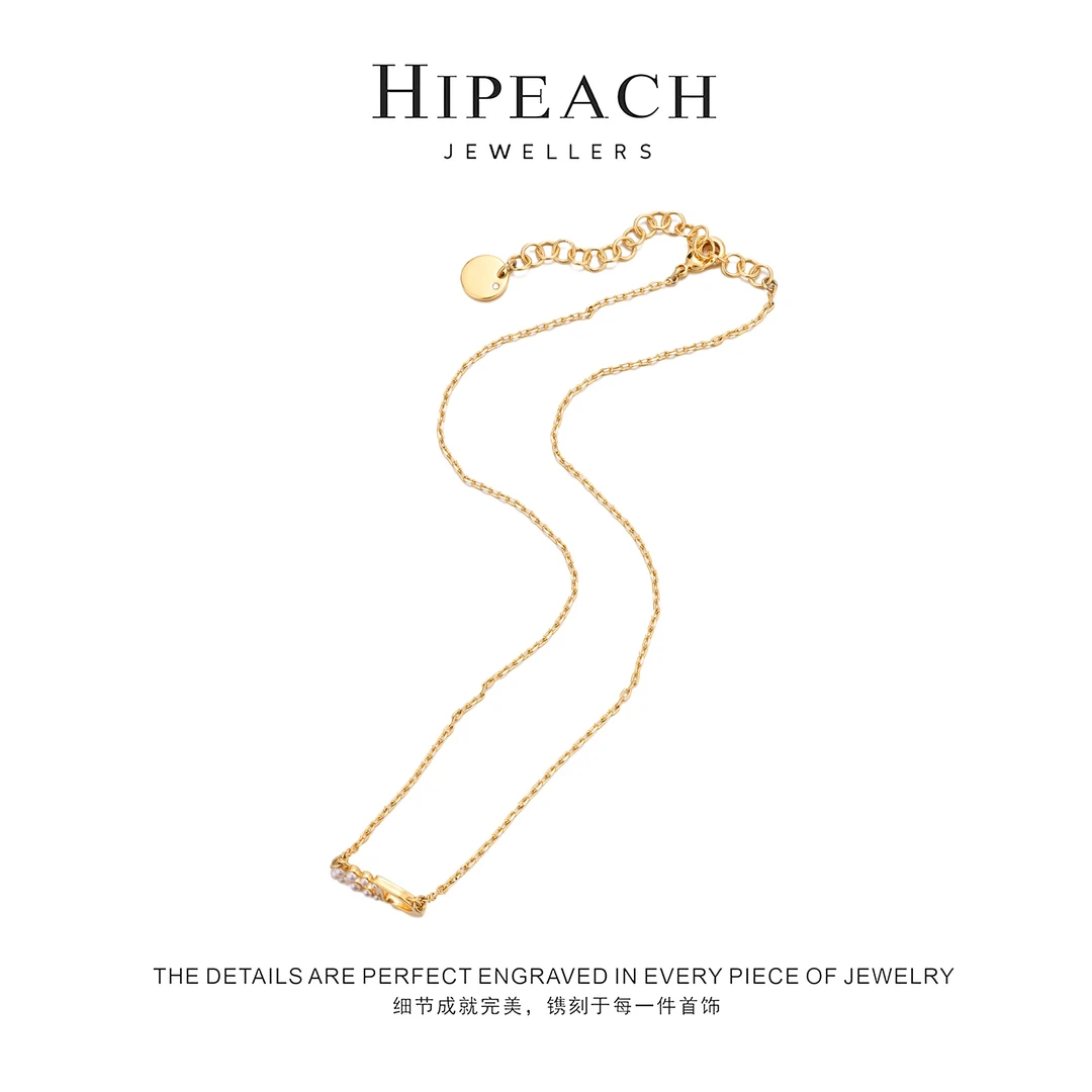 铜合金项链 镀K金 ♠天天♠律动珠珠项链HTGHS004