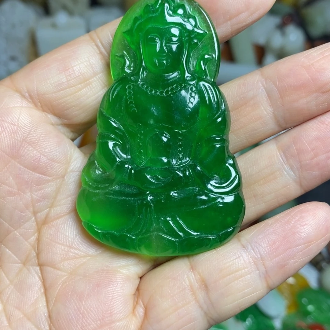 鹏***哥和田玉（糖玉）未镶嵌颈饰