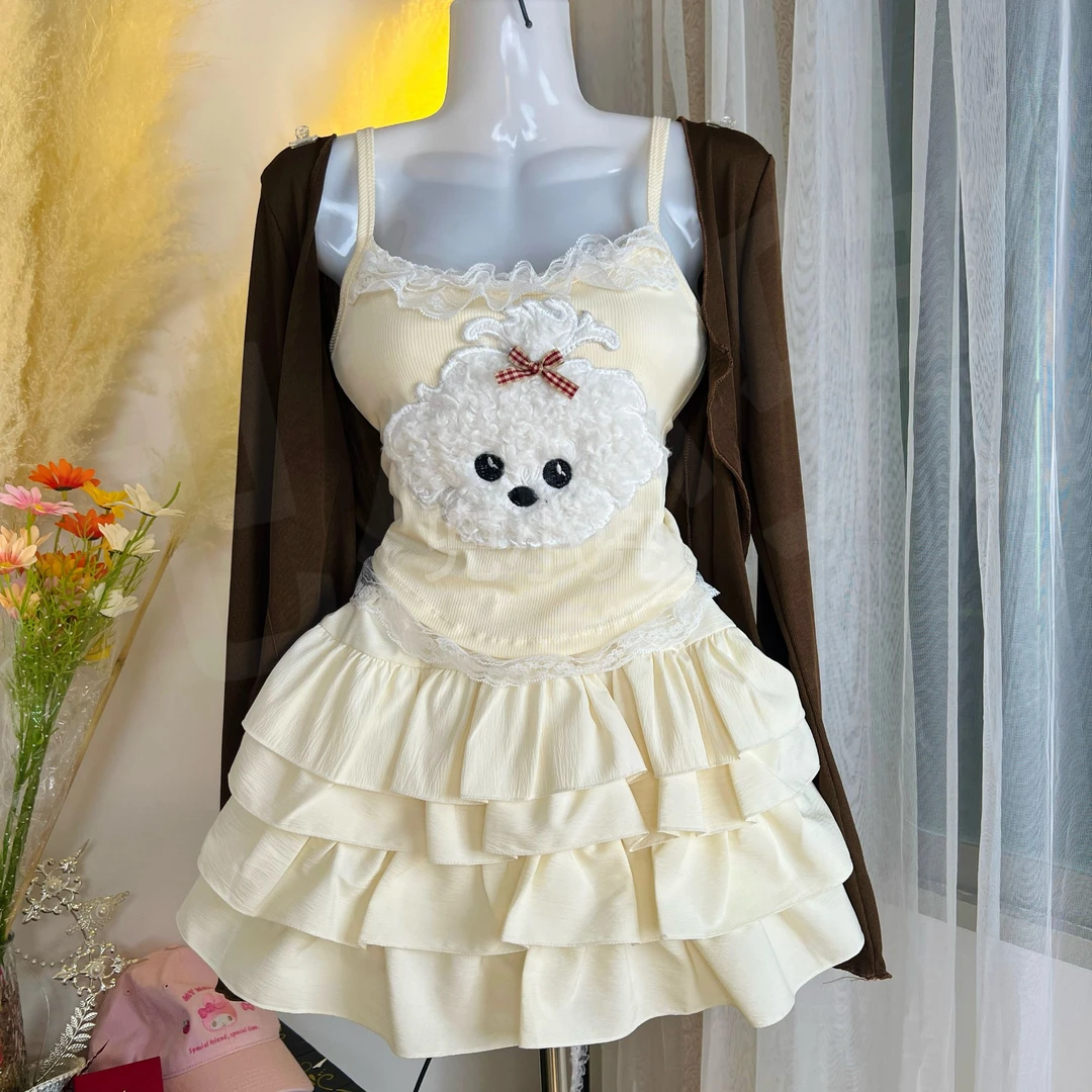 【兜小兜原创】啾咪重工蛋糕蓬蓬裙Lolita裙套装