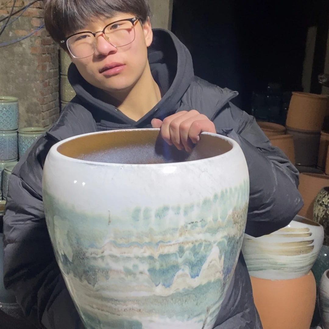 紫砂花盆瑕疵25/31f j h d f h