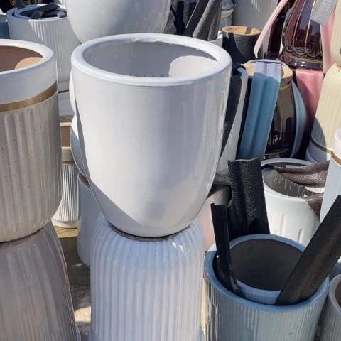 低腰白锥中号 口26/33