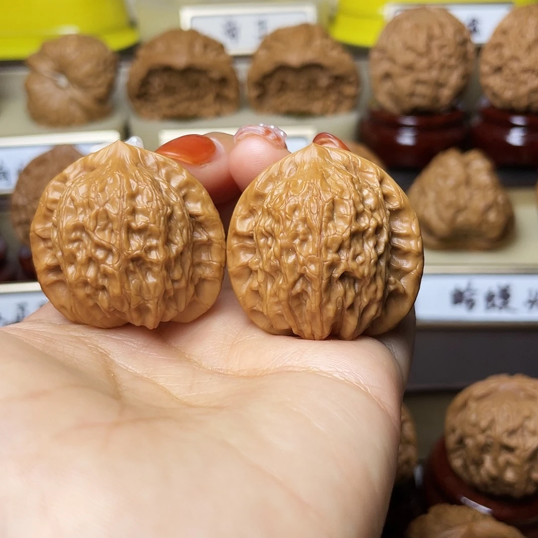 把件文玩核桃公子帽33左右